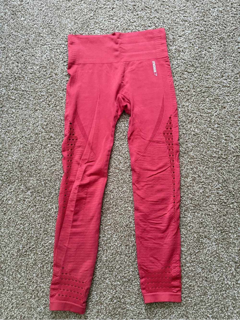 Gymshark Red Energy Seamless Leggings
